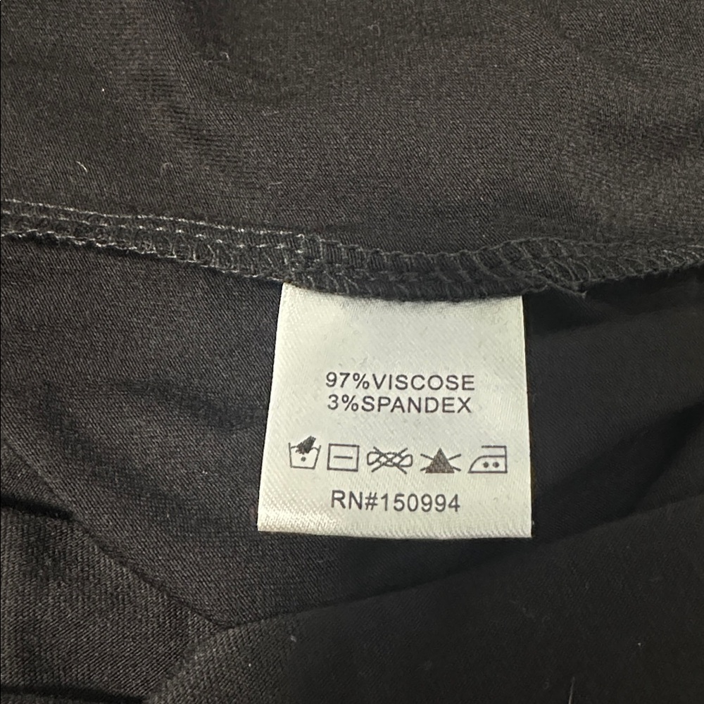 Belldini Black Lace-Up Short Sleeve Top - Picture 5 of 5